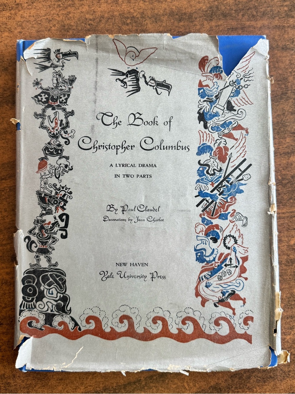 Vintage 1930, 1st Edition | The Book of Christopher Columbus by Paul Claudel